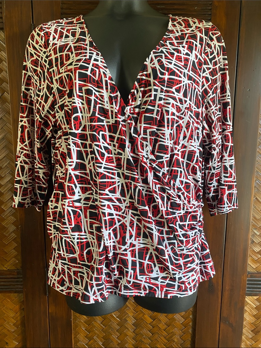 ELLEN TRACY - Vintage ‘98 faux wrap 2X